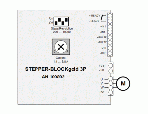 Anschluss STEPPERBLOCKgold 3phasig Anschluss STEPPERBLOCKgold 3phasig